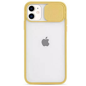 Чохол Camshield mate TPU зі шторкою для камери iPhone від Apple 11 (6.1") Жовтий