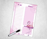 Магнитный планер To Do List "Flamingo" А4 (21*29 см)