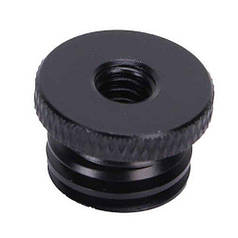 Перехідник адаптер з 5/8 Male на 1/4 Female Alitek RST-27 Black (широкий крок різі)