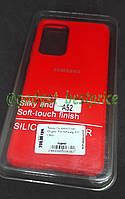 Чехол Silicone Case для Samsung A52 Красный