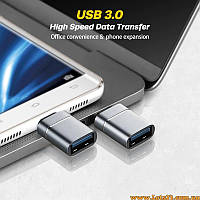 OTG адаптер переходник с USB TYPE C ПАПА на USB 3.0 МАМА конвертер