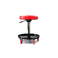 MaxShine Detailing Stool With Tool Tray - Стул на колесах, с полкой под бутылки и аксессуары