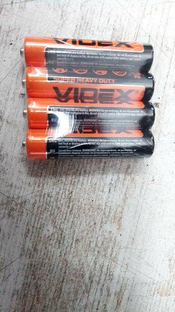 Батарейки Videx (R03P size AA 1.5V)