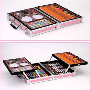 Набір для малювання художній набір у валізці 145 предметів Рожевий поні 196257, фото 3