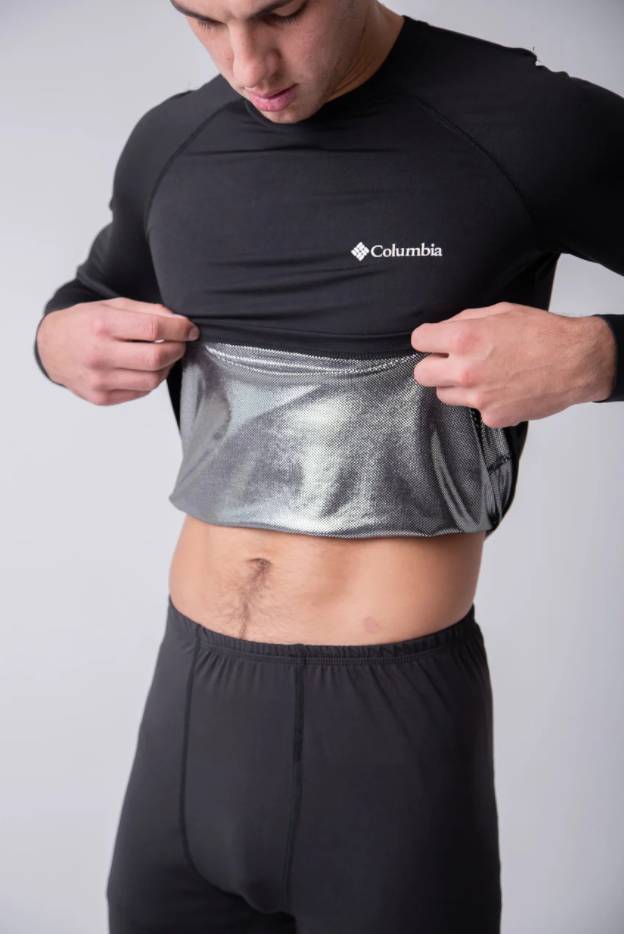 Забезпечення чорного повсякденного чоловічого термобелі columbia omni heat для спорту, фото 1