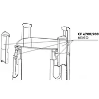 Запасная часть JBL ЗАЖИМ для корпуса JBL CRISTAL PROFI e 700/900