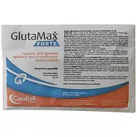 Таблетки Candioli GlutaMax Forte для поддержания функций печени для собак и котов, 10 таблеток