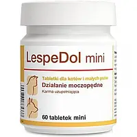 Таблетки Dolfos LespeDol mini для нейтрализации токсинов и продуктов обмена веществ для котов и собак, 60 табл