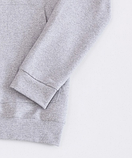 Толстовка чоловіча сірого кольору зимова Пайта утеплена на флісі хлопцю Якісна спортивна одежа підібрати Розмір кофти, фото 4