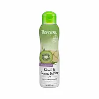 Кондиционер TropiClean Kiwi & Cocoa Butter для восстановления сухой шерсти для собак и кошек, 355 мл