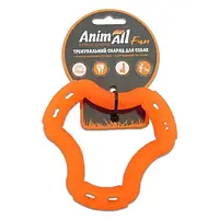 Игрушка AnimAll Fun кольцо 6 сторон, оранжевое, 12 см