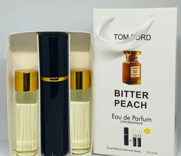 Подарунковий парфумерний набір Tom Ford Bitter Peach (Том Форд Бітер Піч) 3x15 мл