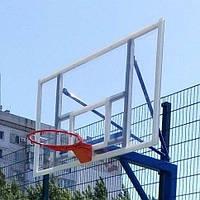 Щит баскетбольный всепогодный 1800*1050 мм в комплекте с кольцом и сеткой