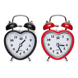 Годинник Будильник дзвіночок 2885, кольору блакитний, оранжевий, рожевий, зелений