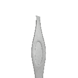 Пінцет для брів BEAUTY & CARE 20 TYPE 4 (вузькі скошені кромки) (П-14) СТАЛЕКС, фото 3