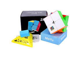Meilong Magnetic cube 2x2 | Кубик Рубіка 2х2 МоЮ магнітний без наліпок