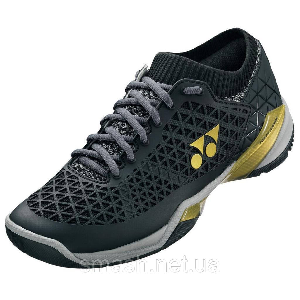 КРОССОВКИ ДЛЯ БАДМИНТОНА YONEX SHB-ECLIPSION Z MEN BLACK/GOLD - фото 1 - id-p1525427271