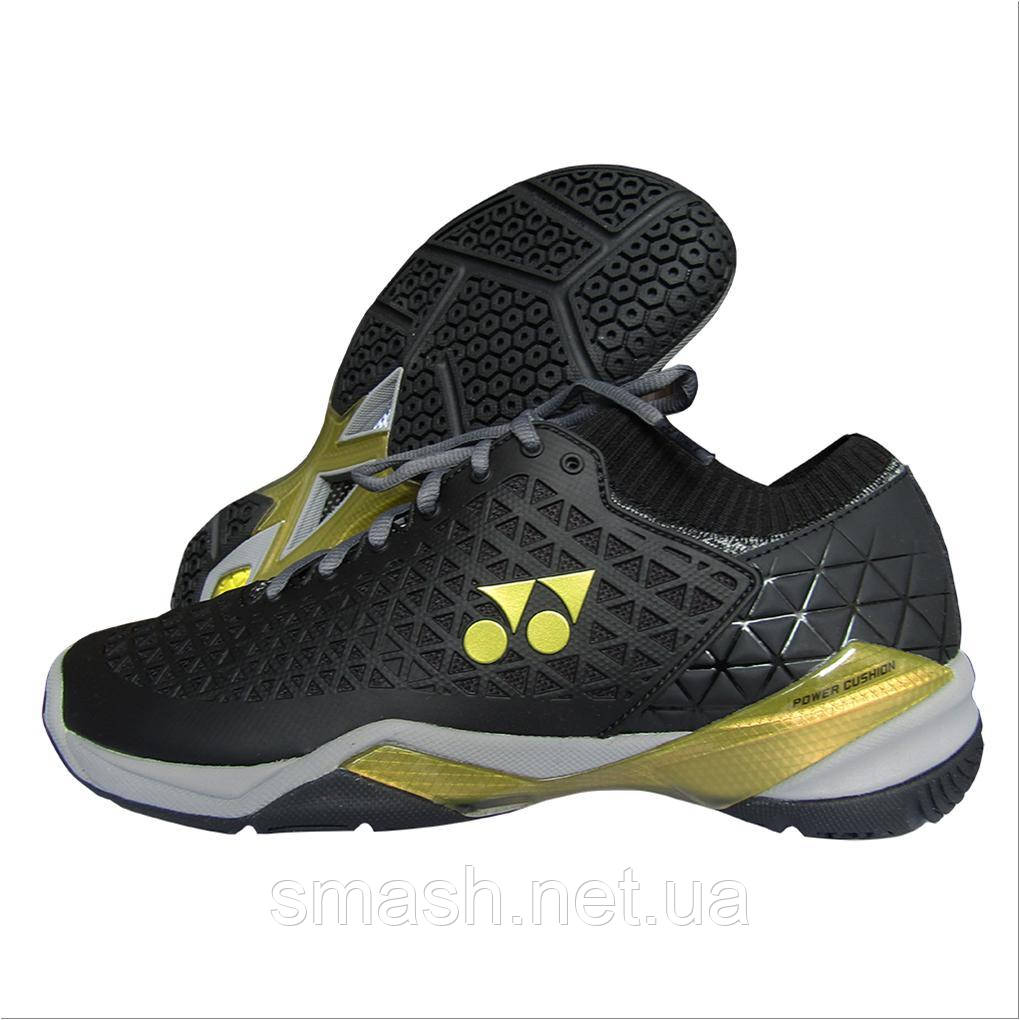 КРОССОВКИ ДЛЯ БАДМИНТОНА YONEX SHB-ECLIPSION Z MEN BLACK/GOLD - фото 5 - id-p1525427271