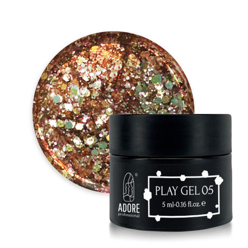 Плей гель ADORE Play Gel №05 Рожеве золото 5 мл