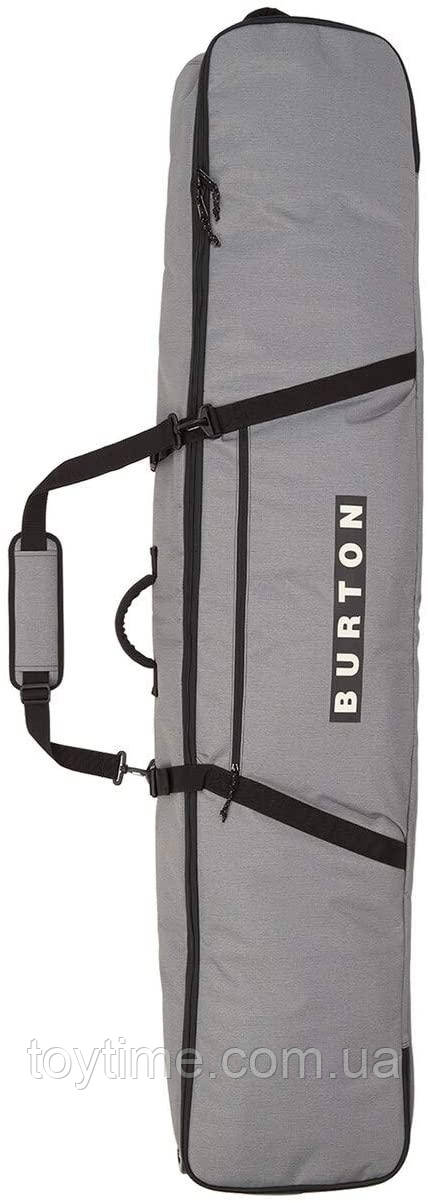 Чохол з колесами для сноуборда BURTON Wheelie Gig Bag 156 Heather Gray (сірий), фото 1