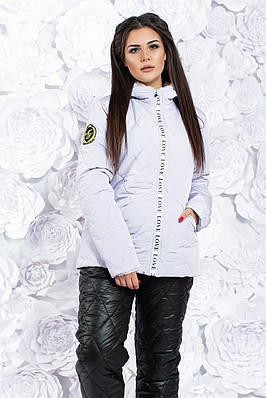 Теплий жіночий лижний костюм з овчиною, зимовий лижний костюм стеганний великого розміру, 50-52, 54-56 50/52