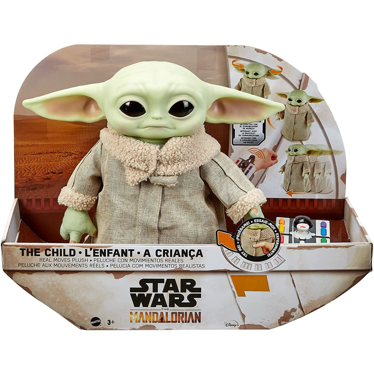 Малюк Йоду Грого Мандалорец на пульті управління Star Wars Grogu GWD87