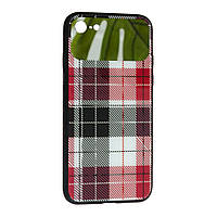 Накладка Glass Case Burberry Mirror Apple iPhone 7 / 8 / SE 2, Red