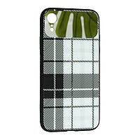 Накладка Glass Case Burberry Mirror Apple iPhone Xr, White