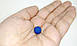 Намистинки (ланки) турманієві (М-02-10) многогранник, м'ячики, Сині, поштучно, фото 3