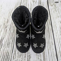Уггі дитячі для дівчинки підліткові натуральна замша 31-35 розміри, фото 5