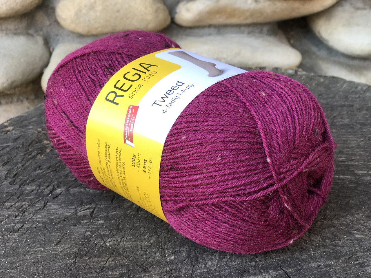Одноколірна шкарпетка Regia Tweed 4-ply 100 г.
