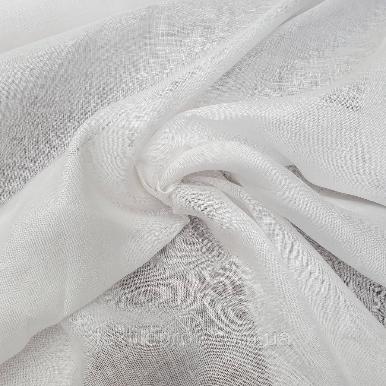 Льняная вуаль белого цвета (шир. 150 см): продажа, цена в Украине ...