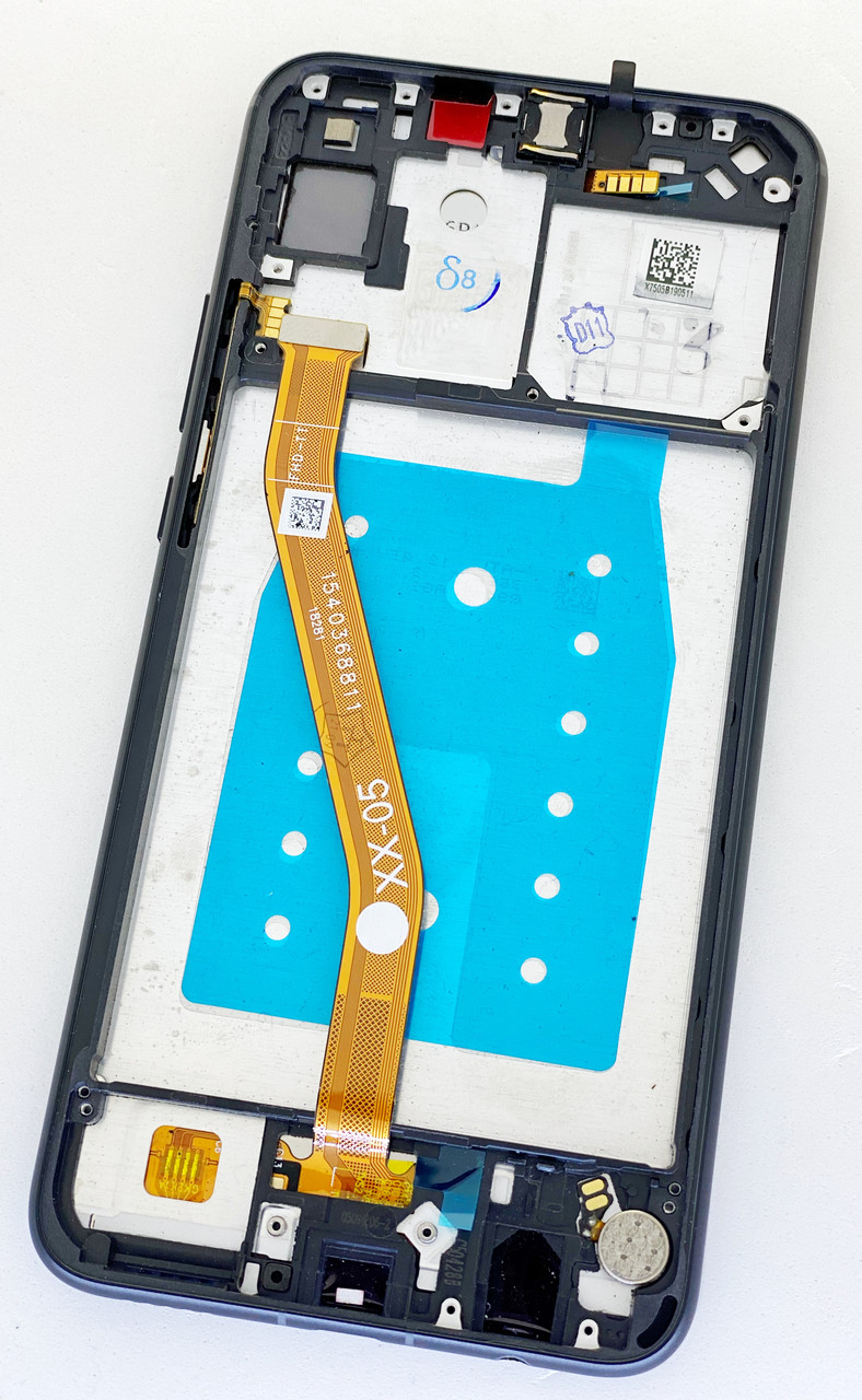 Дисплей (екран) для Huawei P Smart Plus (INE-LX1)/Nova 3i + тачскрін, чорний, з передньою панеллю, оригінал