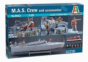 M. A. S. Crew and Accessories. 1/35 ITALERI 5611