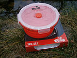 Складаний контейнер із кришкою-засувкою Tramp TRC-087 - orange (800ml)., фото 9