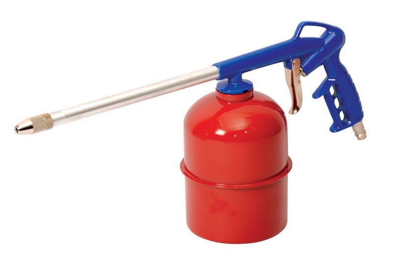 Пневмопістолет для нефтевания MASTERTOOL МОВІЛЬ бак 900 мл Ø4.5 мм 3-4 бар 81-8705