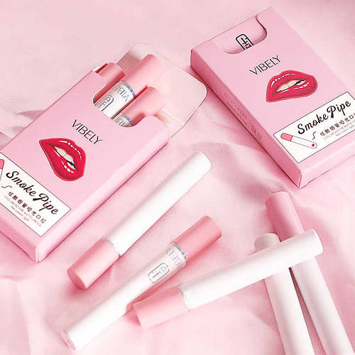 Губная помада в виде сигареты Vibely Cool Smoke Pile Matte Lipstick #14 ...