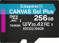 Карта памяти Kingston microSDXC 256GB Canvas Go! Plus (SDCG3/256GBSP)