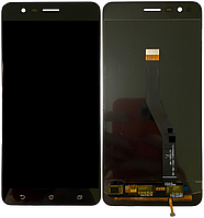 Дисплей модуль тачскрин Asus ZenFone 3 Zoom ZE553KL черный Amoled оригинал