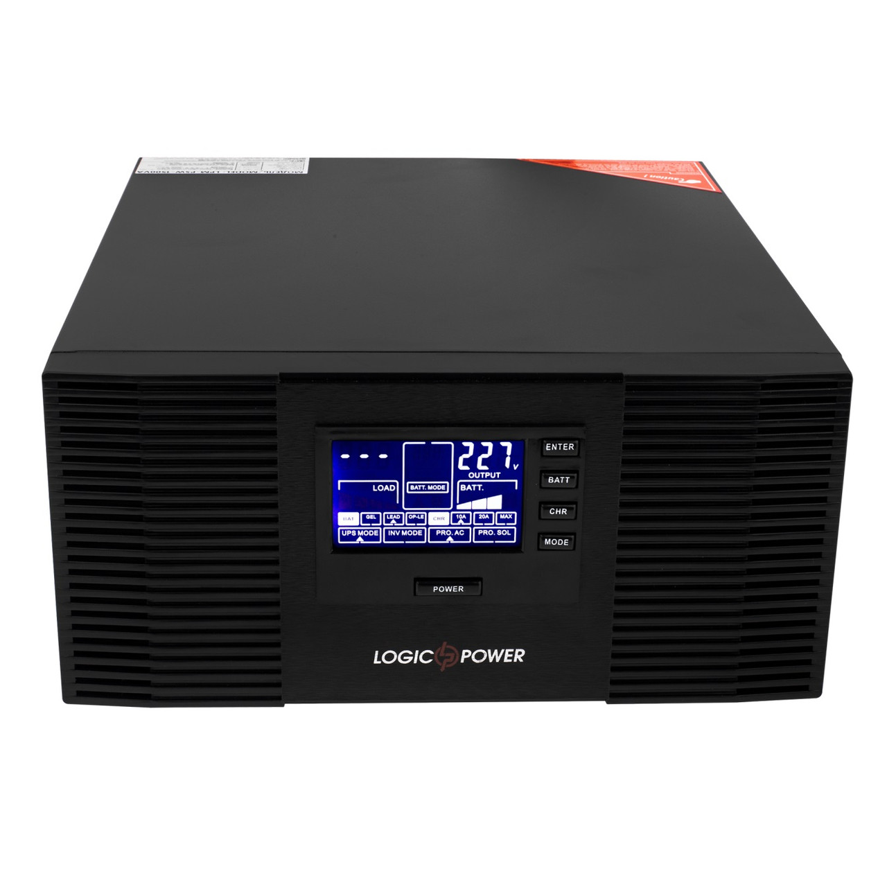 ИБП LogicPower LPM-PSW-1500VA (1050 Вт), Lin.int., AVR, 2 x євро, метал
