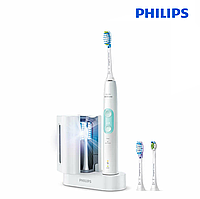 Звуковая электрическая зубная щетка Philips Sonicare Protective Clean 4700 UV Sanitizer HX6483/53