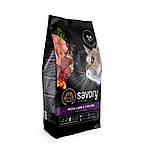 Savory Sterilised Lamb Chicken для стерилізованих кішок з ягням 8 кг, фото 2