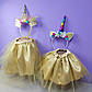 Набір новорічний єдиноріг 3-8 років спідниця крила та обруч золото колір Пинки Пай, фото 4
