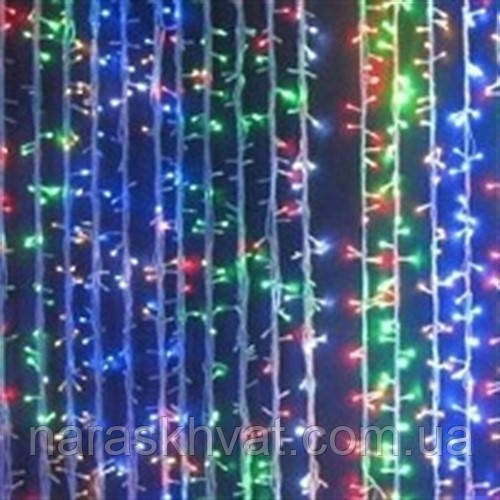 Гірлянда Водоспад Led 400 мульти 5 мм