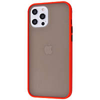 Протиударний матовий чохол для iPhone 13 Pro червоний бампер
