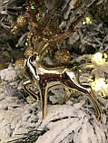 Ялинкові іграшки золотисті олені 13,5 cm Goodwill (ціна за 1 штуку), фото 8