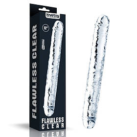 Фалоімітатор 12''  Flawless Clear Double Dildo