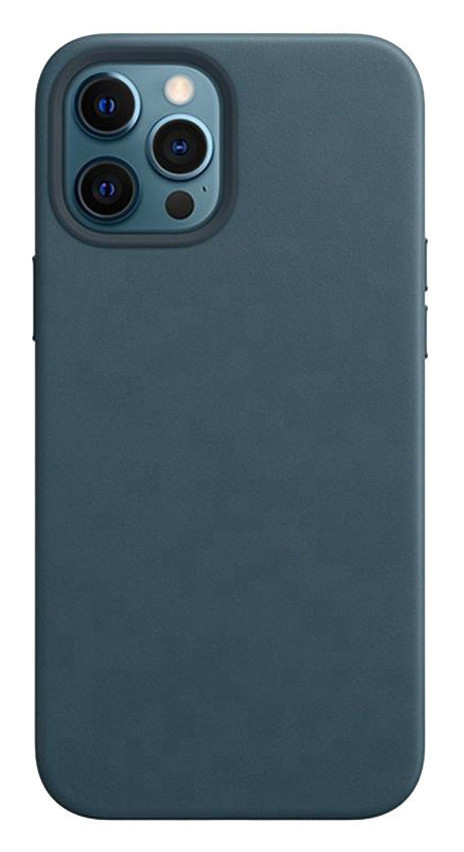 Чохол-накладка Leather Case (AAA) для iPhone 12 Pro Max 6.7" Синій (217255)