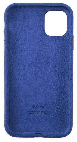 Чохол-накладка ALCANTARA Case Full для iPhone 12 Pro Max 6.7" Синій (100540), фото 3