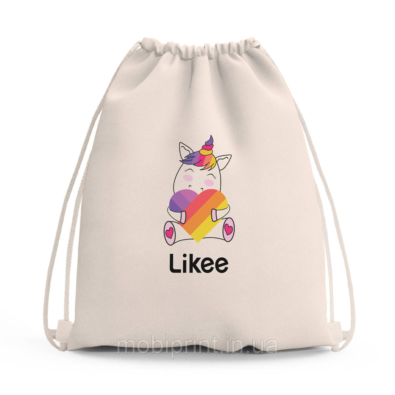 Сумка для взуття Лайк Єдиноріг (Likee Unicorn) сумка-рюкзак дитячий (10428-1037)